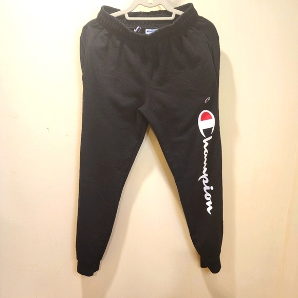 CHAMPION Boys black sweatpants size S - Picture 2 of 11